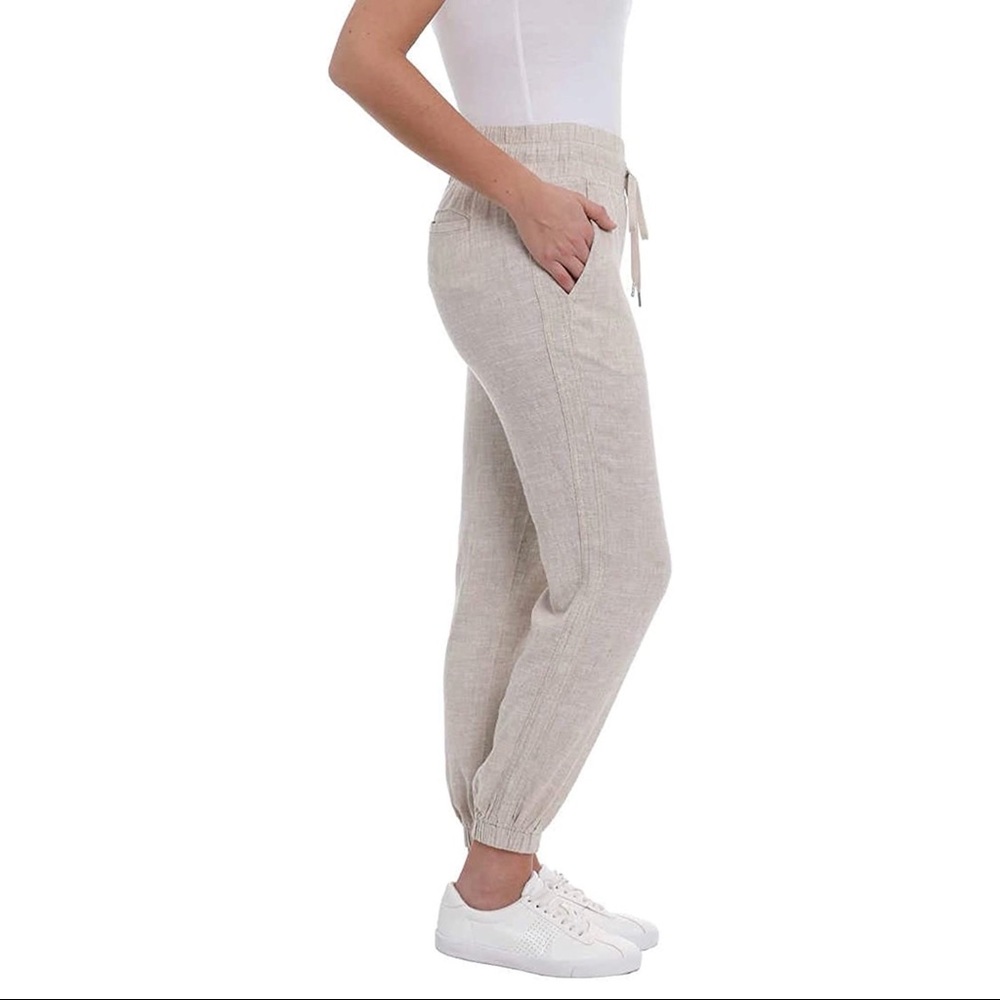 Women's Linen Blend Relaxed Fit Jogger